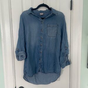 Chico's Blue Button Down Shirt